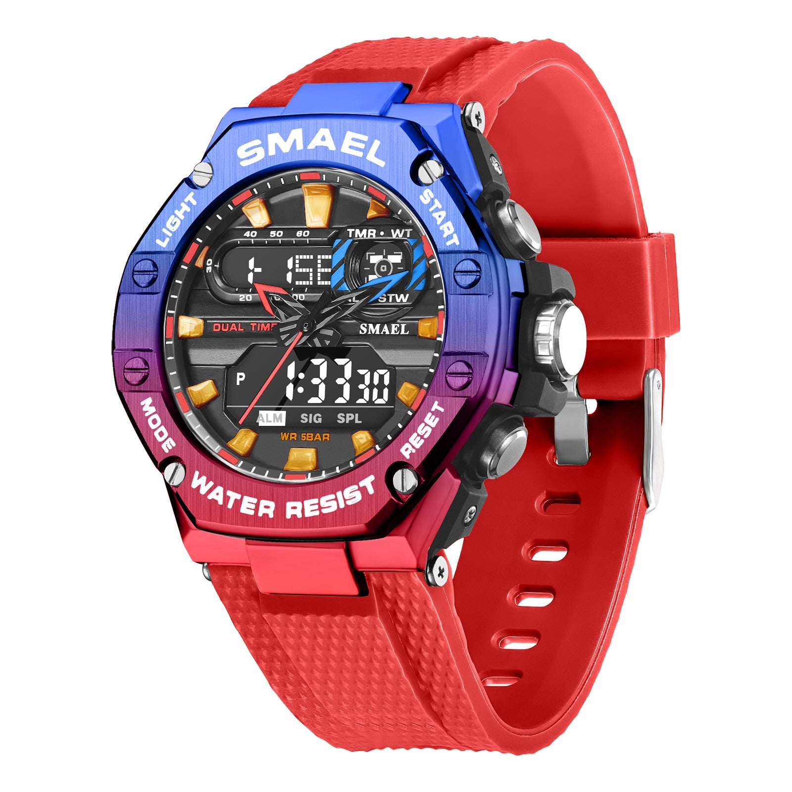 Digital Alloy Electronic Watch Men - Accrosstheglobe Store