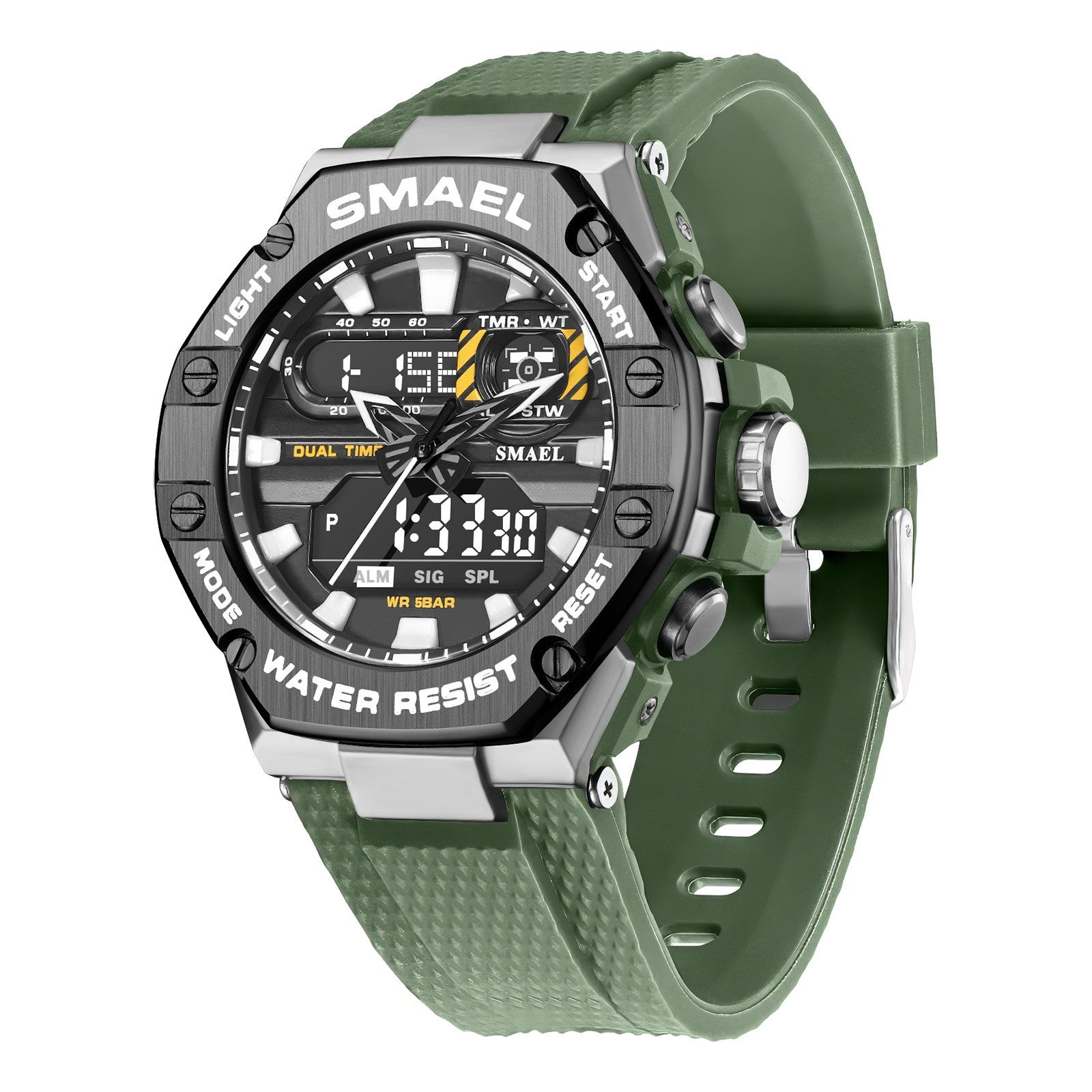 Digital Alloy Electronic Watch Men - Accrosstheglobe Store