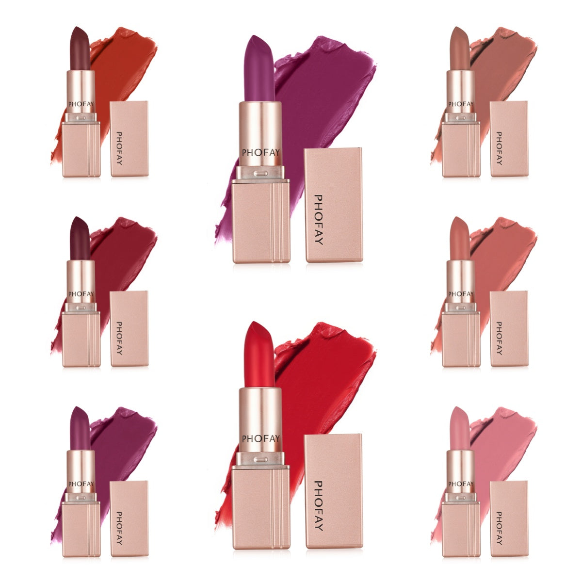 PHOFAY Matte Lipstick - Accrosstheglobe Store