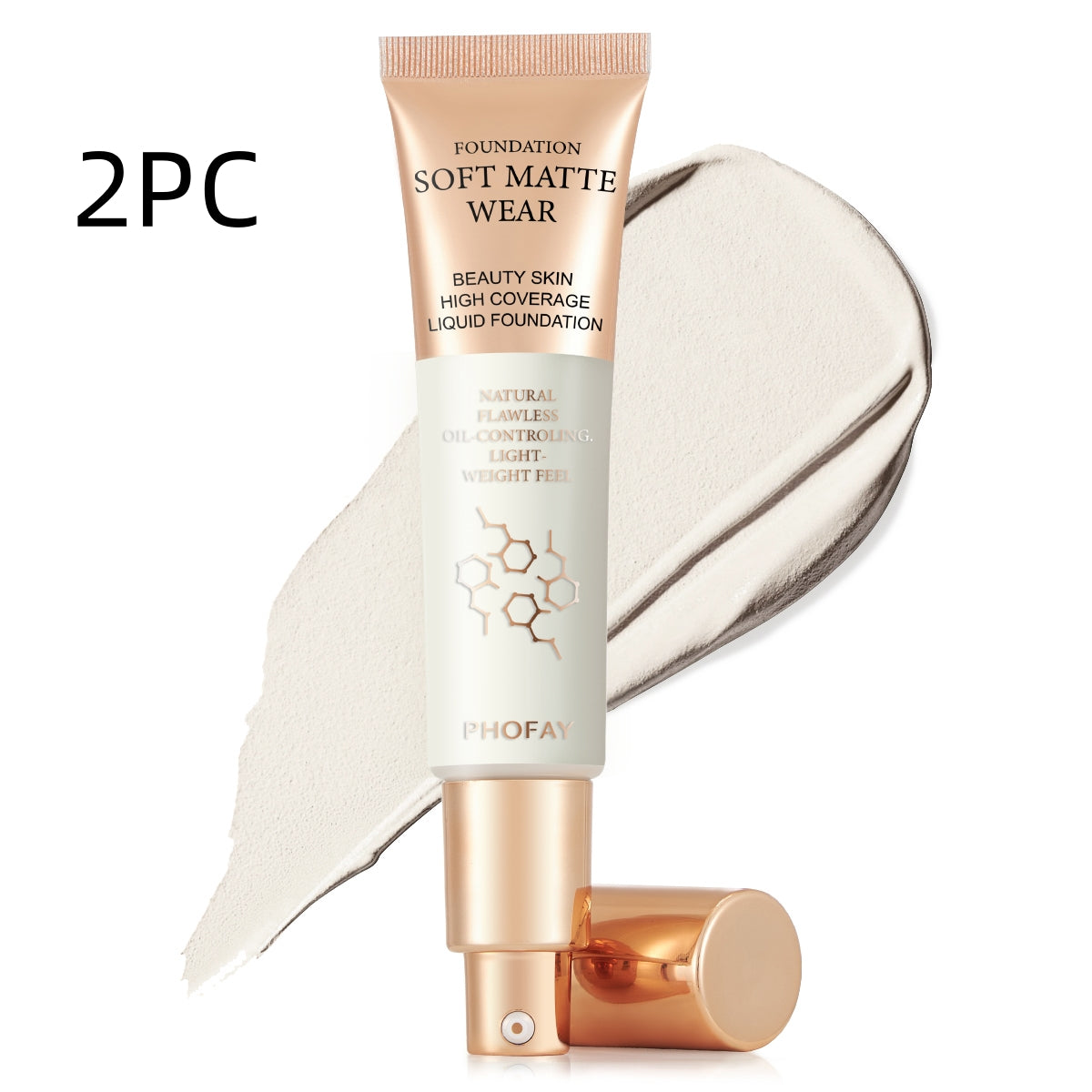 Flawless Matte Finish Oil-Control Liquid Foundation 30ml - Accrosstheglobe Store