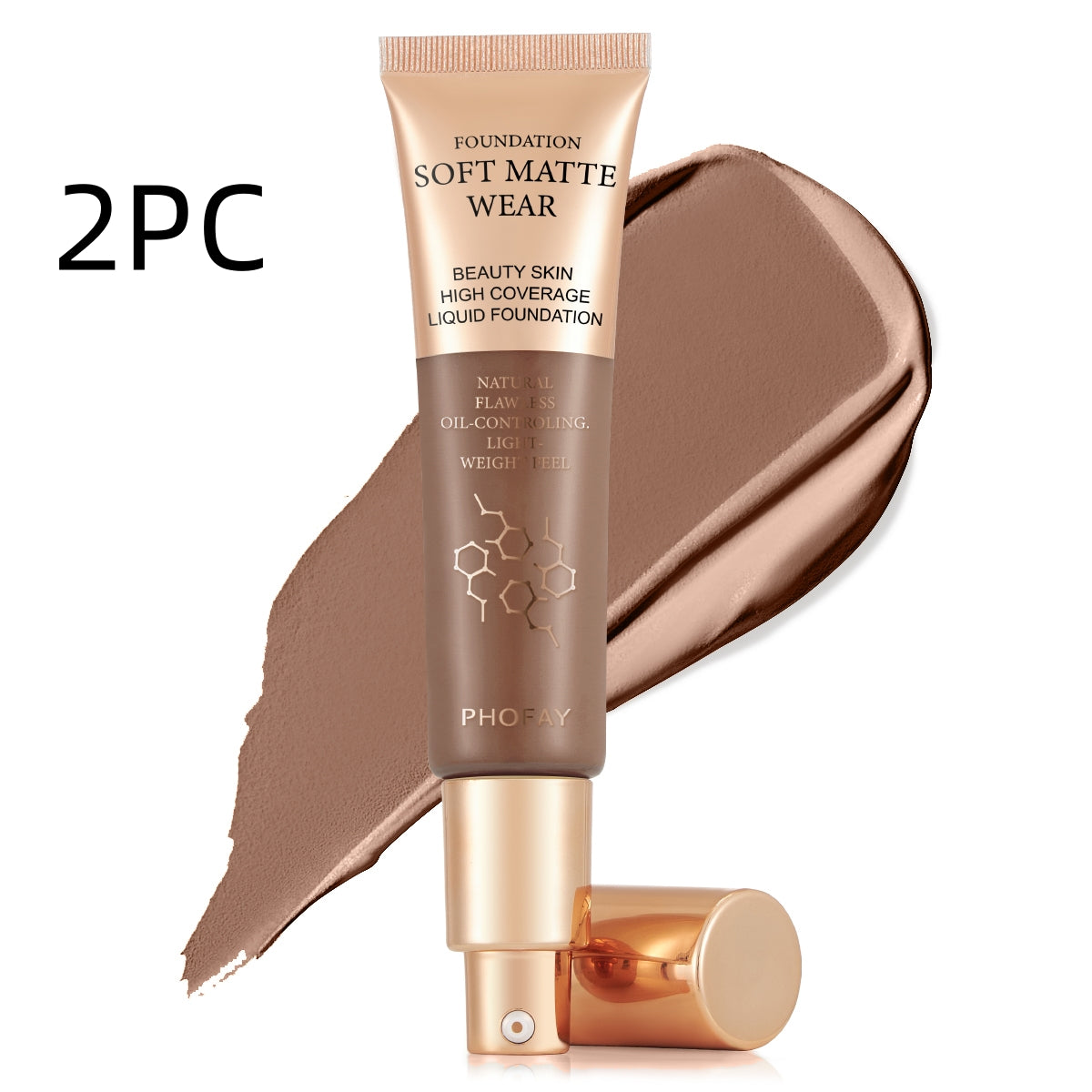 Flawless Matte Finish Oil-Control Liquid Foundation 30ml - Accrosstheglobe Store