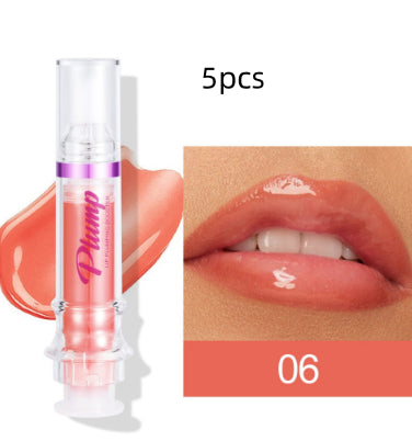 New Tube Lip Rich Lip Color Slightly Spicy Lip Honey Lip Glass Mirror Face Lip Mirror Liquid Lipstick - Accrosstheglobe Store