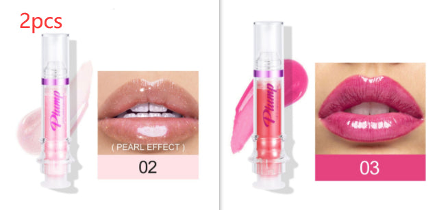 New Tube Lip Rich Lip Color Slightly Spicy Lip Honey Lip Glass Mirror Face Lip Mirror Liquid Lipstick - Accrosstheglobe Store
