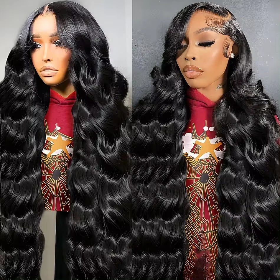 6x4 Density Virgin Human Hair Wigs For Black Women Vietnamese Raw Hair Transparent Lace Front Pre-Plucked Bleached Knots - Accrosstheglobe Store