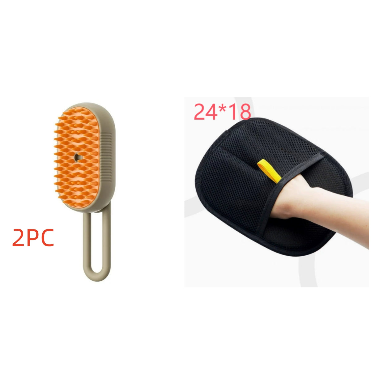 3-in-1 Electric Steam Pet Brush – Spray Grooming Brush for Dogs & Cats - Accrosstheglobe Store