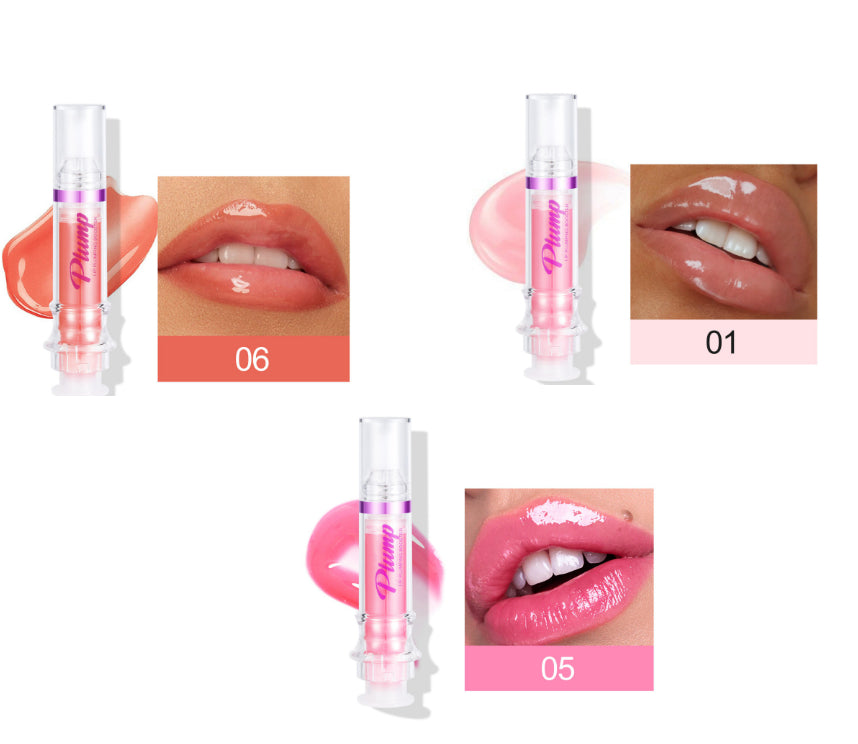 New Tube Lip Rich Lip Color Slightly Spicy Lip Honey Lip Glass Mirror Face Lip Mirror Liquid Lipstick - Accrosstheglobe Store