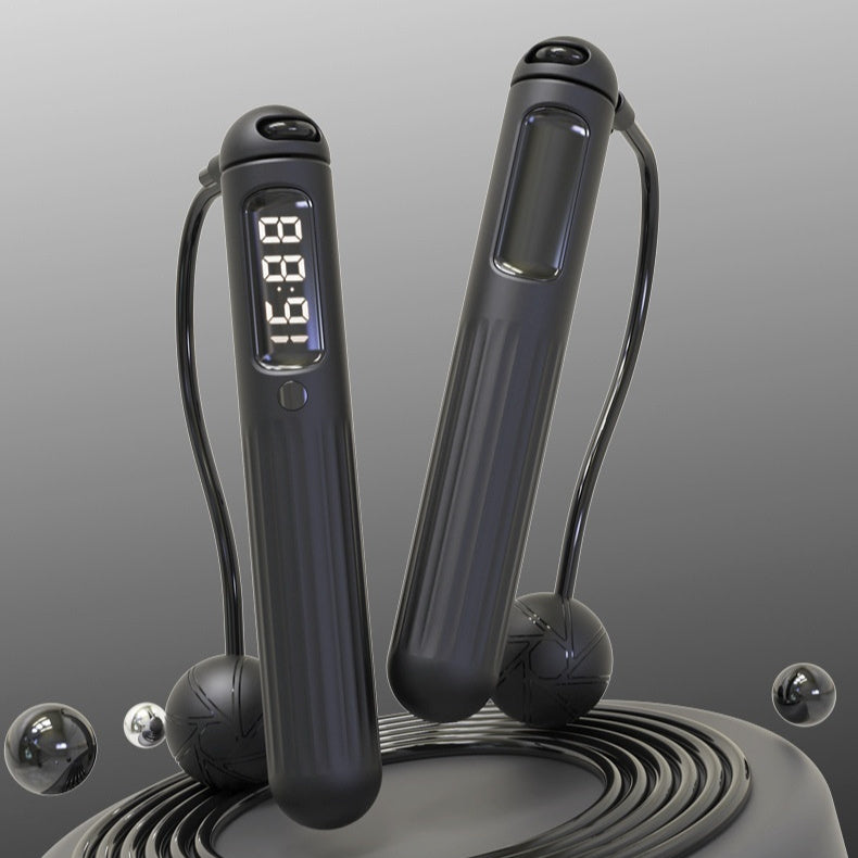 Smart Bluetooth Skipping Rope with Counter – Fitness Jump Rope with Weighted Balls - Accrosstheglobe Store