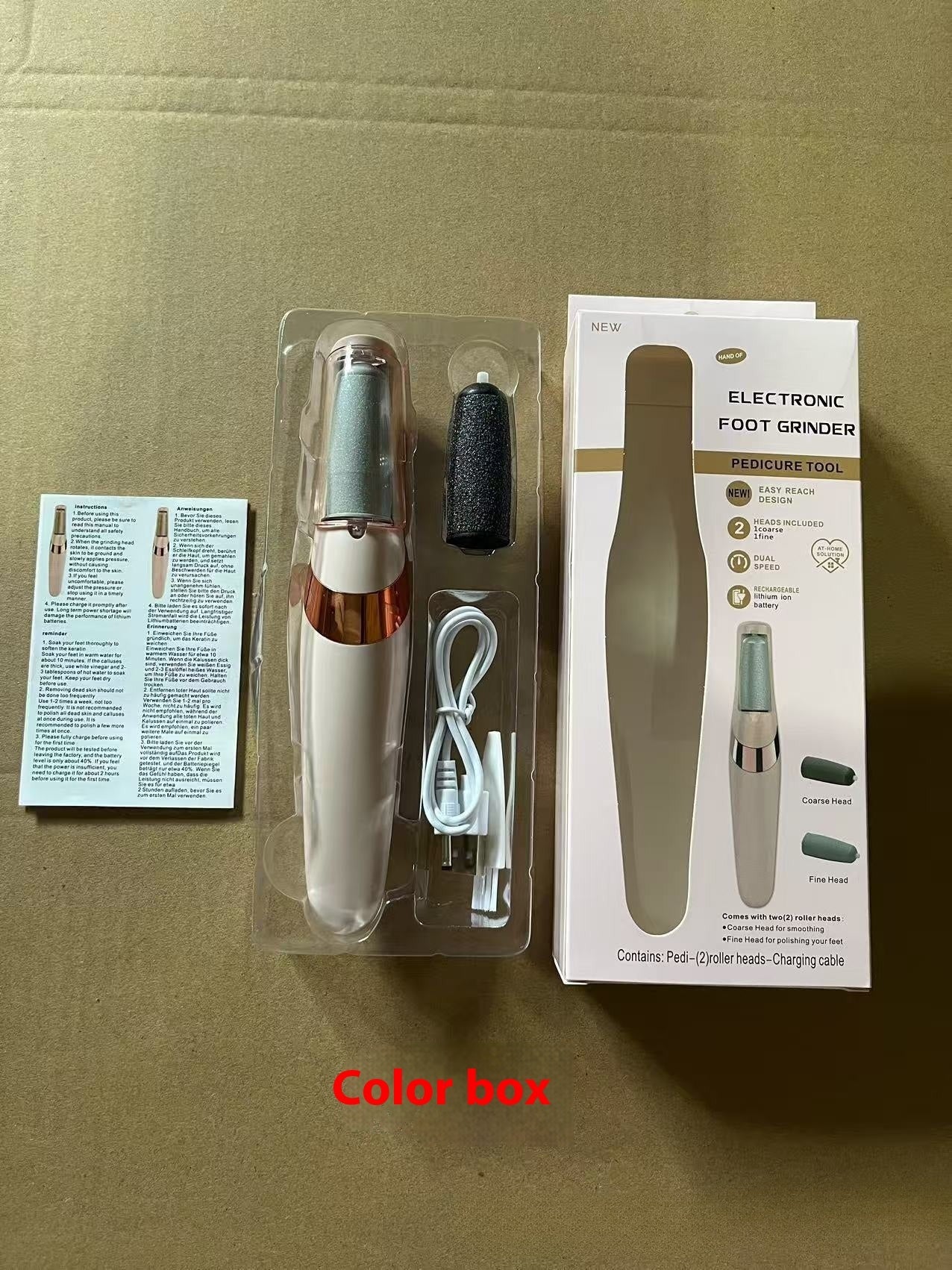 Electric Foot Grinder & Peeling Machine – Rechargeable Callus Remover Tool - Accrosstheglobe Store