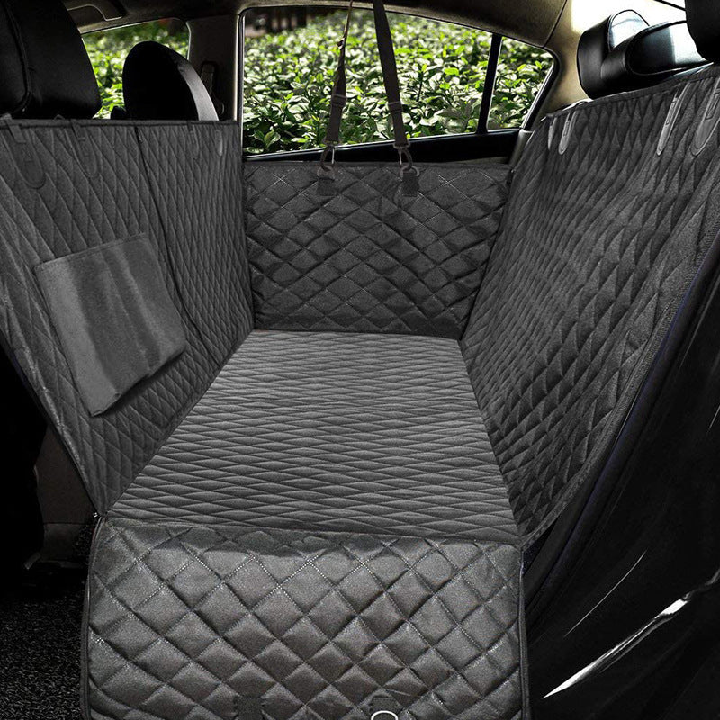Dog Car Seat Cover Hammock with Mesh View Window – Pet Carrier - Accrosstheglobe Store
