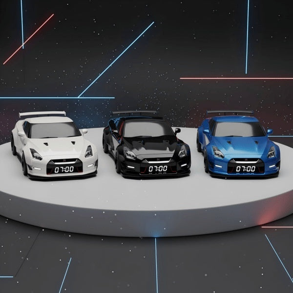 Supercar Alarm Clock – Lifelike Engine Sound & LED Lighting Effects - Accrosstheglobe Store