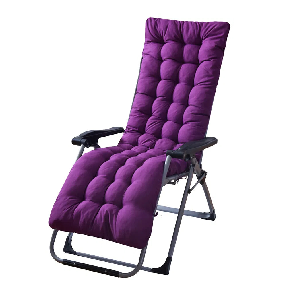 67x22" Chaise Lounger Cushion – Recliner, Rocking Chair & Deck Chair Sofa Mat - Accrosstheglobe Store