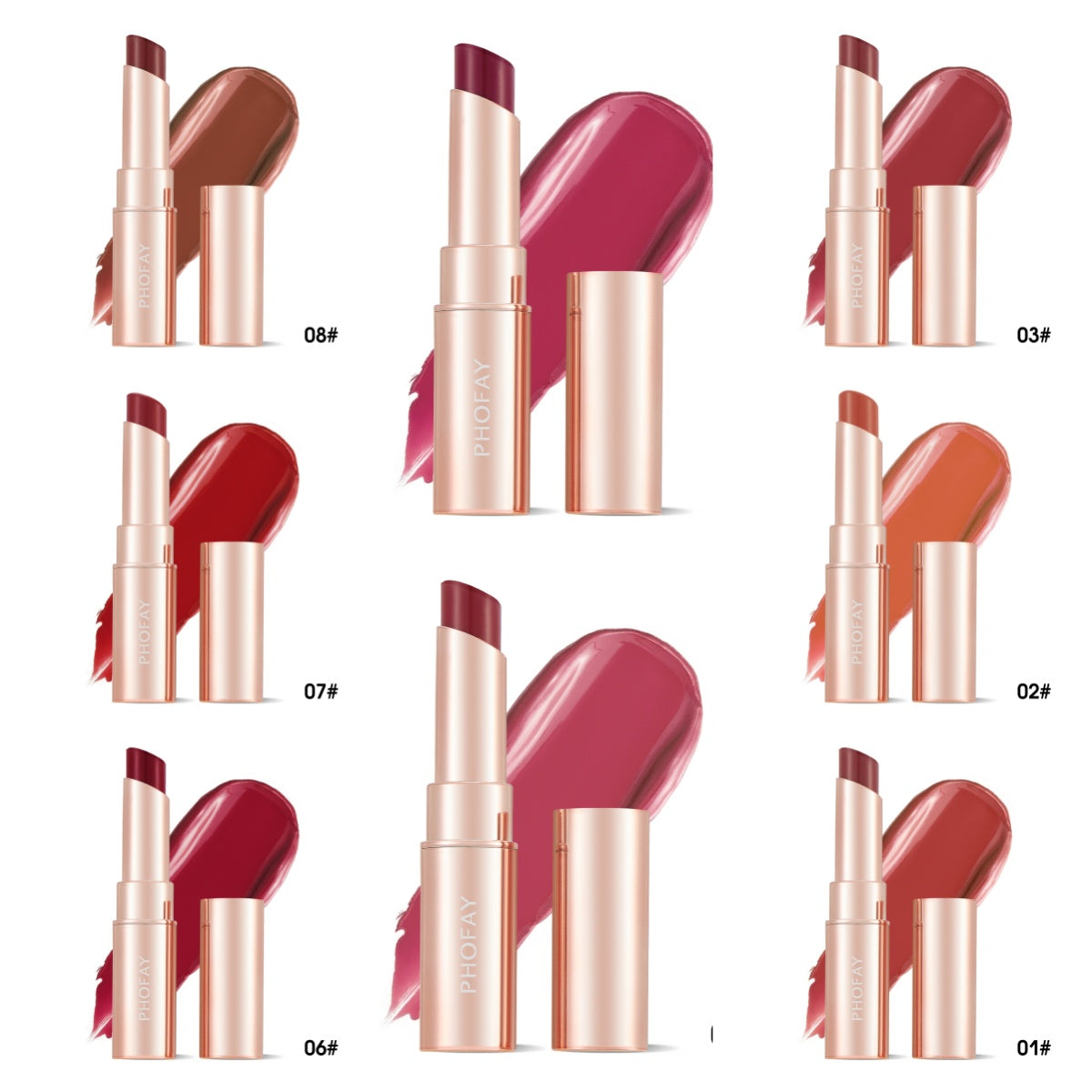 PHOFAY Moisturizing Lipstick - Accrosstheglobe Store