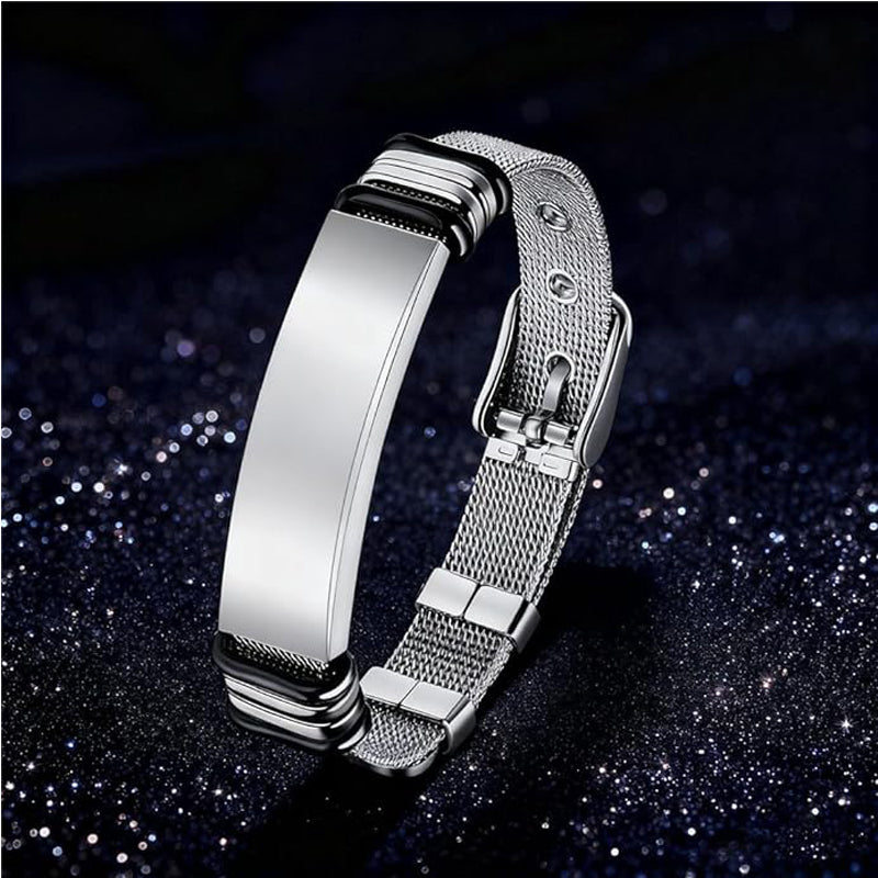 Premium Titanium Steel Adjustable Bracelet – Durable Minimalist Bracelet for Men & Women - Accrosstheglobe Store