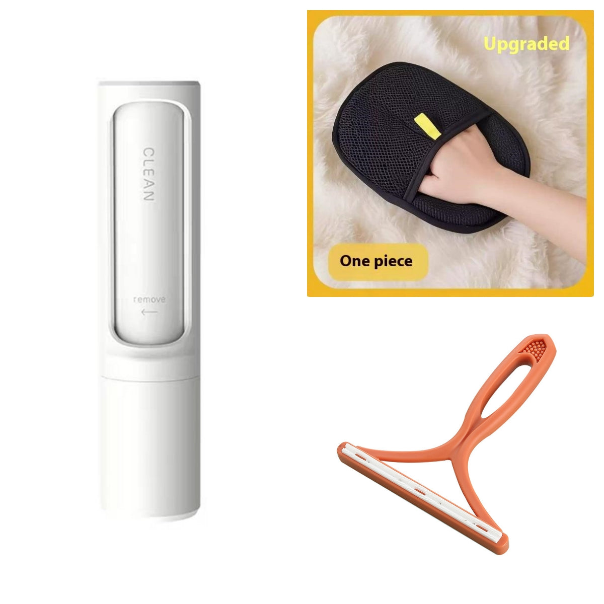 2-in-1 Reusable Pet Hair Remover Brush – Self-Cleaning Lint Roller for Dogs & Cats - Accrosstheglobe Store
