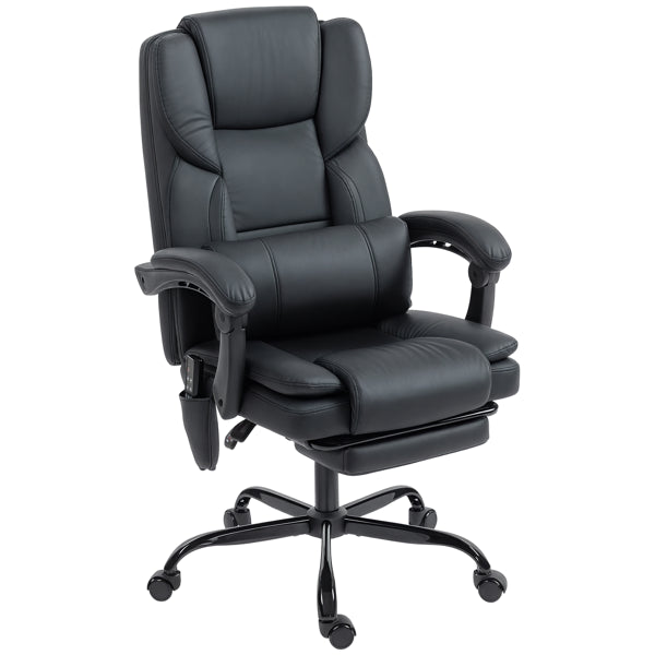Massage Office Chair – Ergonomic Reclining Desk Chair with Built-in Massager - Accrosstheglobe Store
