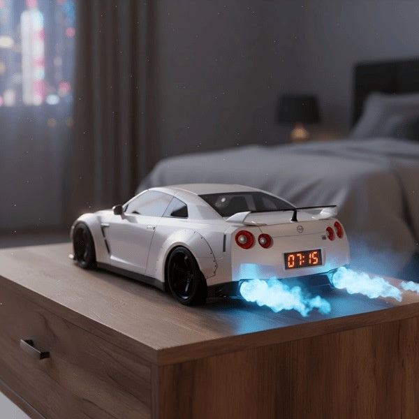 Supercar Alarm Clock – Lifelike Engine Sound & LED Lighting Effects - Accrosstheglobe Store