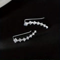 Flowing Luster Drop Earrings – Elegant Women’s Statement Earrings - Accrosstheglobe Store