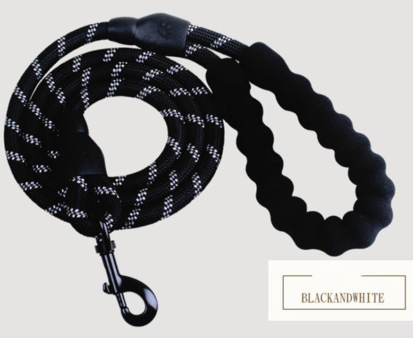 Reflective Nylon Dog Leash – Strong & Safe Pet Walking Rope - Accrosstheglobe Store