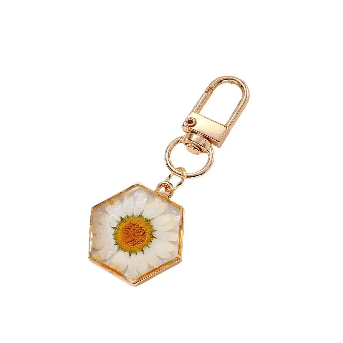 Eco-Friendly Acrylic Keychain with Tassel & Brass Ring – Stylish Bag Charm - Accrosstheglobe Store