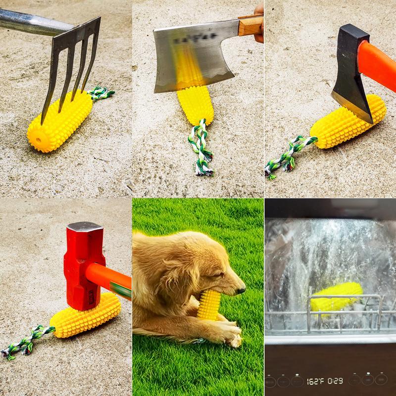 Corn Stick Dog Chew Toy – Durable Dental Chew for Aggressive Chewers - Accrosstheglobe Store