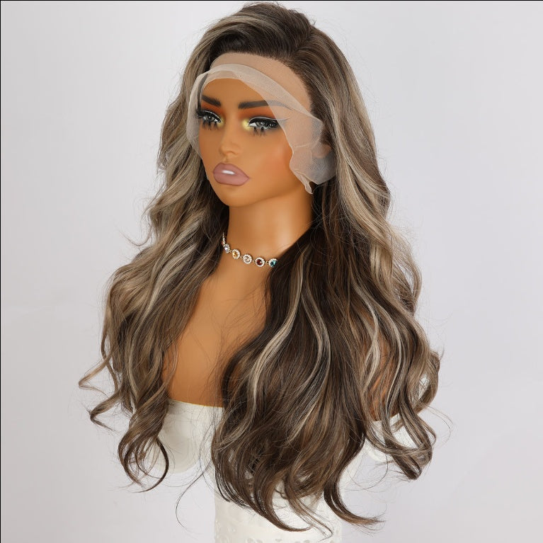 Hot Selling Synthetic Hair Wigs Highlight Wear Go Wigs For Black Women Glueless Wigs - Accrosstheglobe Store
