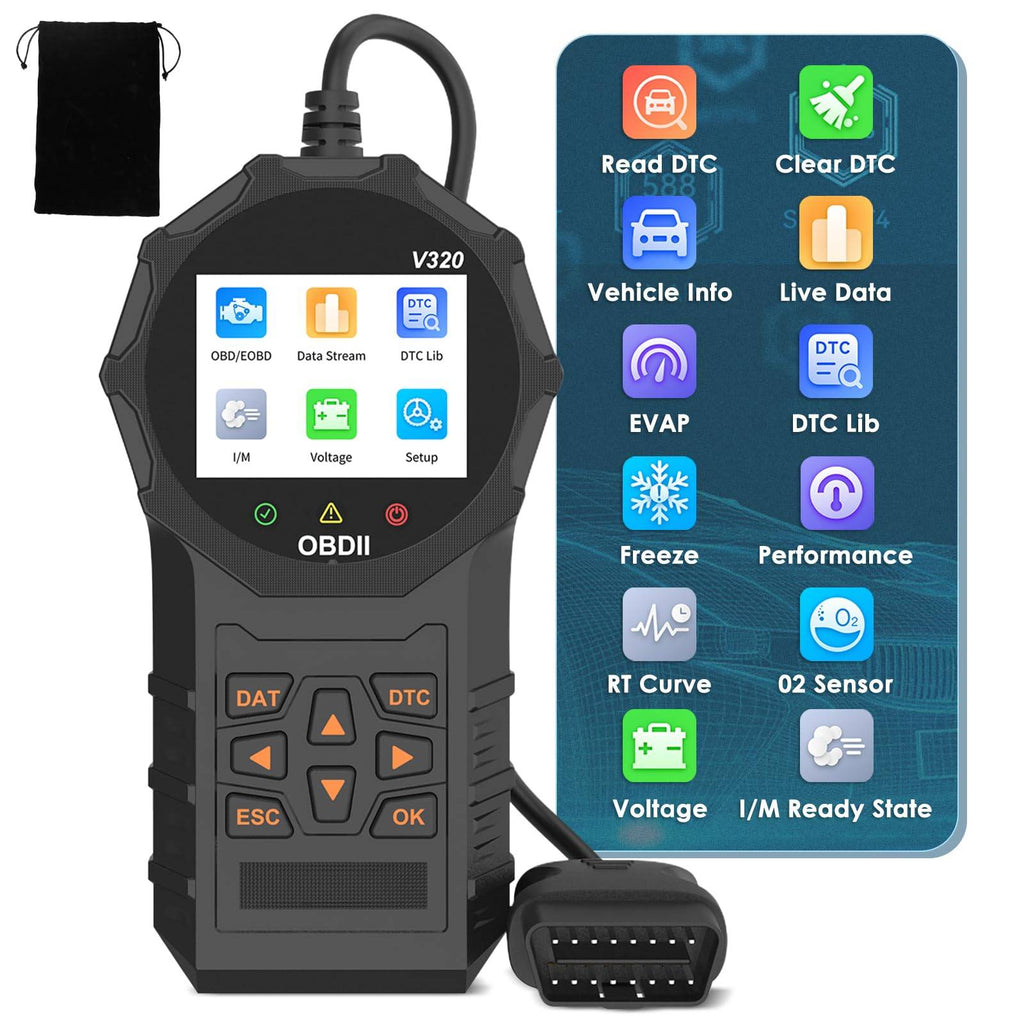Automotive OBD2 Scanner – Car Check Engine Fault Code Reader & Diagnostic Tool - Accrosstheglobe Store