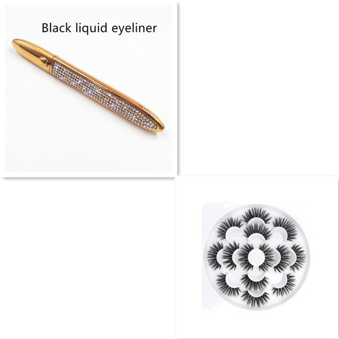 False Eyelashes Self-adhesive Eyeliner Multicolor - Accrosstheglobe Store