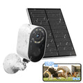 Solar-Powered Wireless WiFi Security Camera – Outdoor CCTV Surveillance Camera - Accrosstheglobe Store