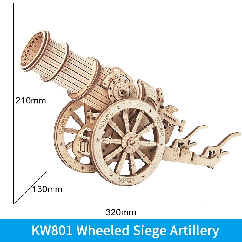 Robotime ROKR Siege Heavy Ballista 3D Wooden Puzzle – War Game Assembly Toy KW401