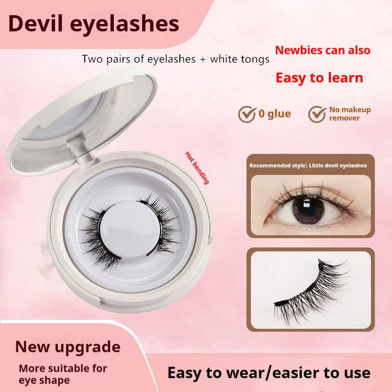 Magnetic Suction False Eyelashes Little Devil Supernatural Magnet Suit - Accrosstheglobe Store