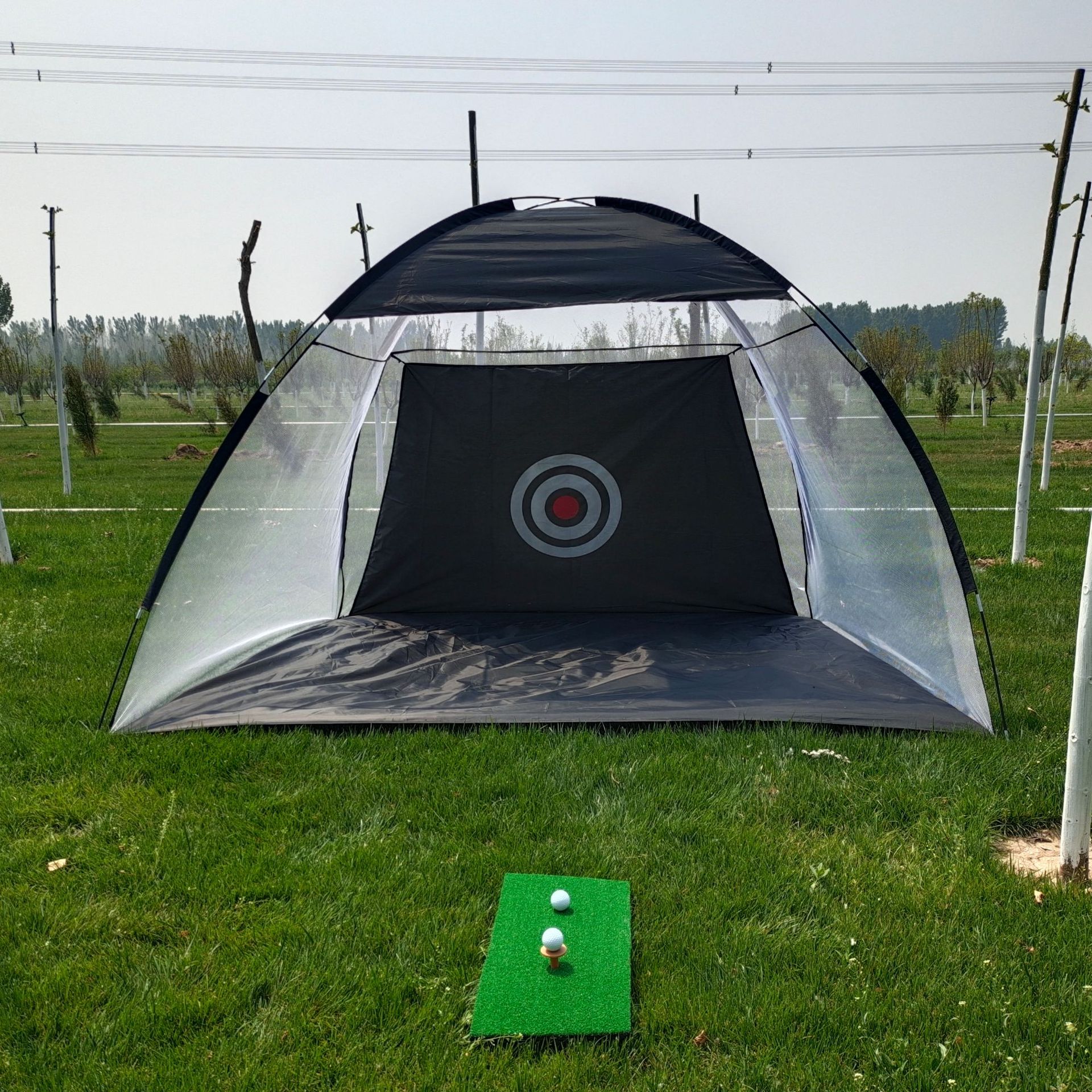Golf Practice Net & Hitting Cage – Outdoor Garden Golf Training Tent - Accrosstheglobe Store