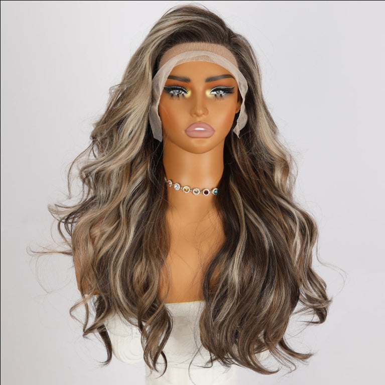Hot Selling Synthetic Hair Wigs Highlight Wear Go Wigs For Black Women Glueless Wigs - Accrosstheglobe Store