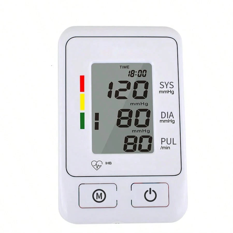 Upper Arm Blood Pressure Monitor – Large Screen BP Machine with Cuff, 190 Memory & USB Power - Accrosstheglobe Store
