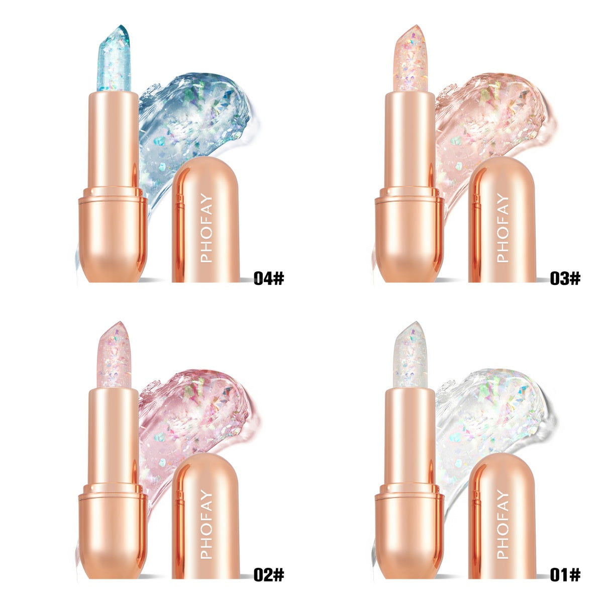 PHOFAY Moisturizing Jelly Warm Lipstick - Accrosstheglobe Store