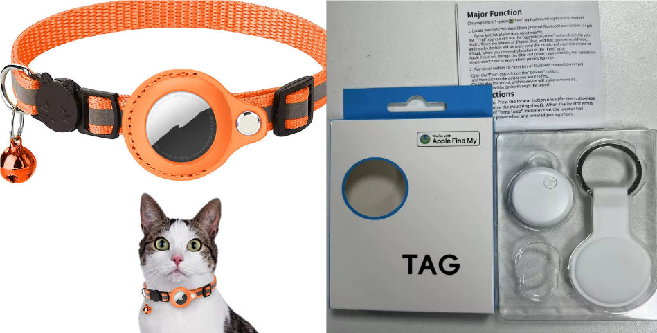 Waterproof Reflective AirTag Holder Case for Pet Collar - Accrosstheglobe Store