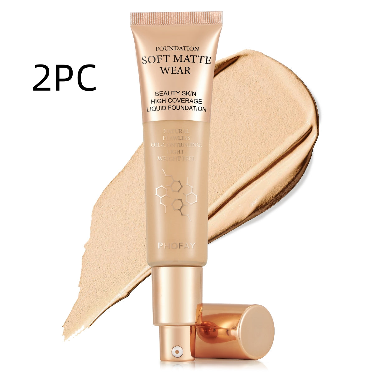 Flawless Matte Finish Oil-Control Liquid Foundation 30ml - Accrosstheglobe Store