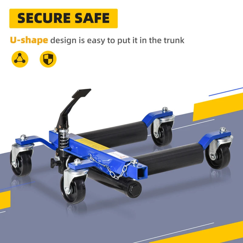 Hydraulic Wheel Dolly Tire Jack with Ratcheting Foot Pedal – Vehicle Positioning Tool - Accrosstheglobe Store