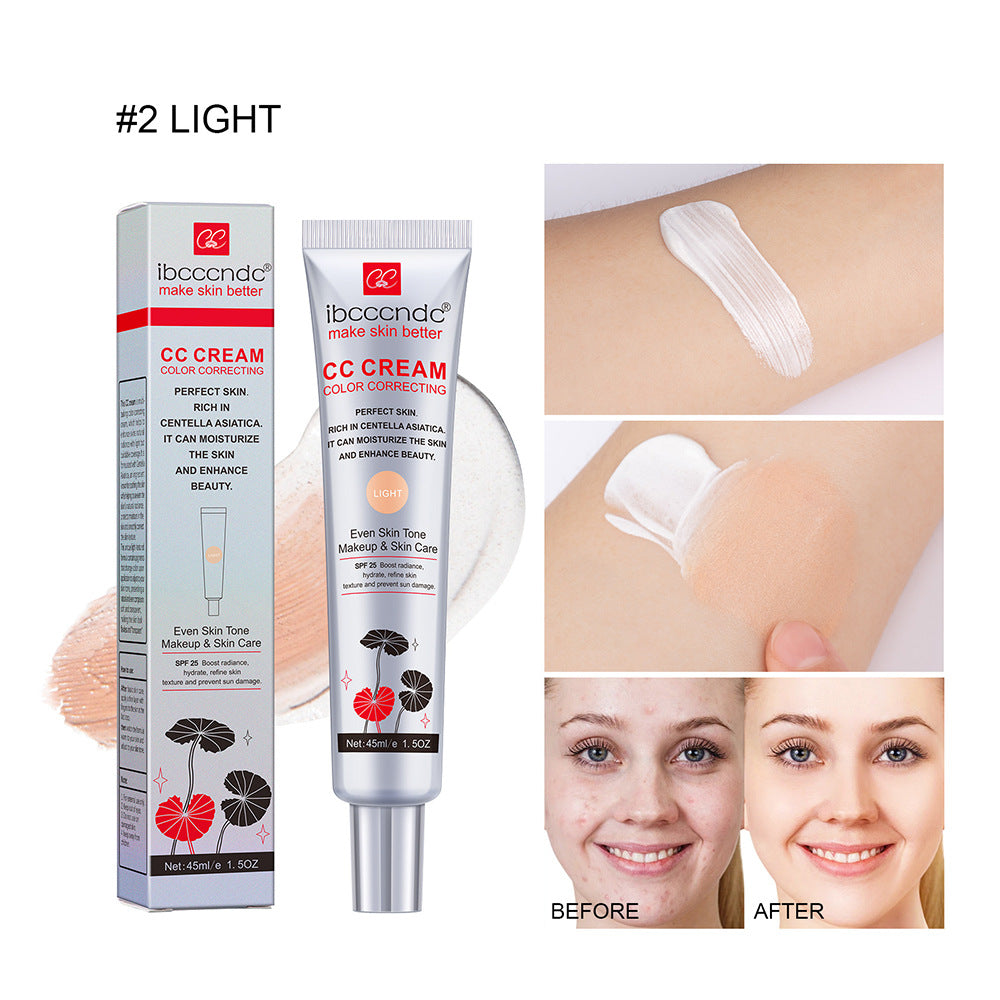 Moisturizing CC Cream – Waterproof Anti-Sweat Concealer & Skin Correcting Makeup - Accrosstheglobe Store