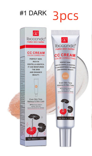 Moisturizing CC Cream – Waterproof Anti-Sweat Concealer & Skin Correcting Makeup - Accrosstheglobe Store