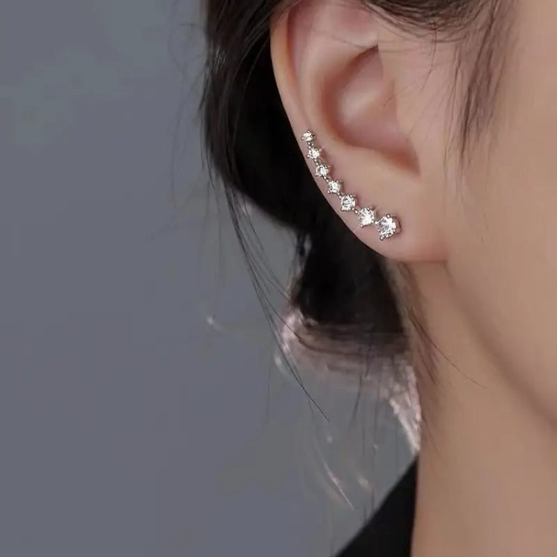 Flowing Luster Drop Earrings – Elegant Women’s Statement Earrings - Accrosstheglobe Store