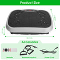 Whole Body Vibration Platform Machine with Resistance Bands – Home Fitness Trainer - Accrosstheglobe Store