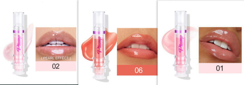 New Tube Lip Rich Lip Color Slightly Spicy Lip Honey Lip Glass Mirror Face Lip Mirror Liquid Lipstick - Accrosstheglobe Store