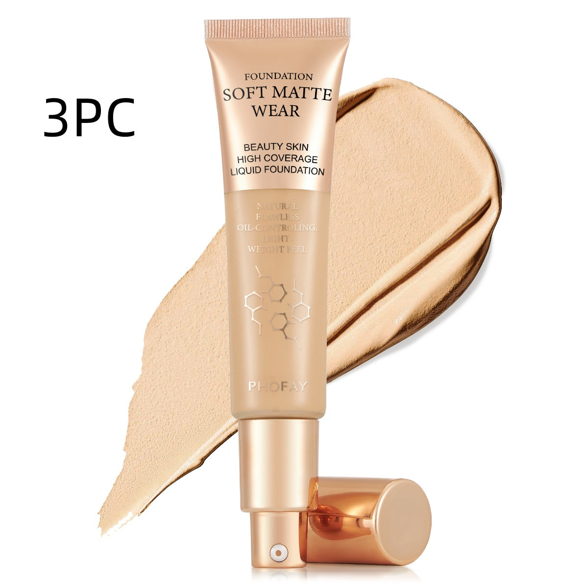 Flawless Matte Finish Oil-Control Liquid Foundation 30ml - Accrosstheglobe Store