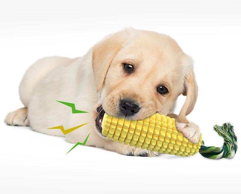 Corn Stick Dog Chew Toy – Durable Dental Chew for Aggressive Chewers - Accrosstheglobe Store