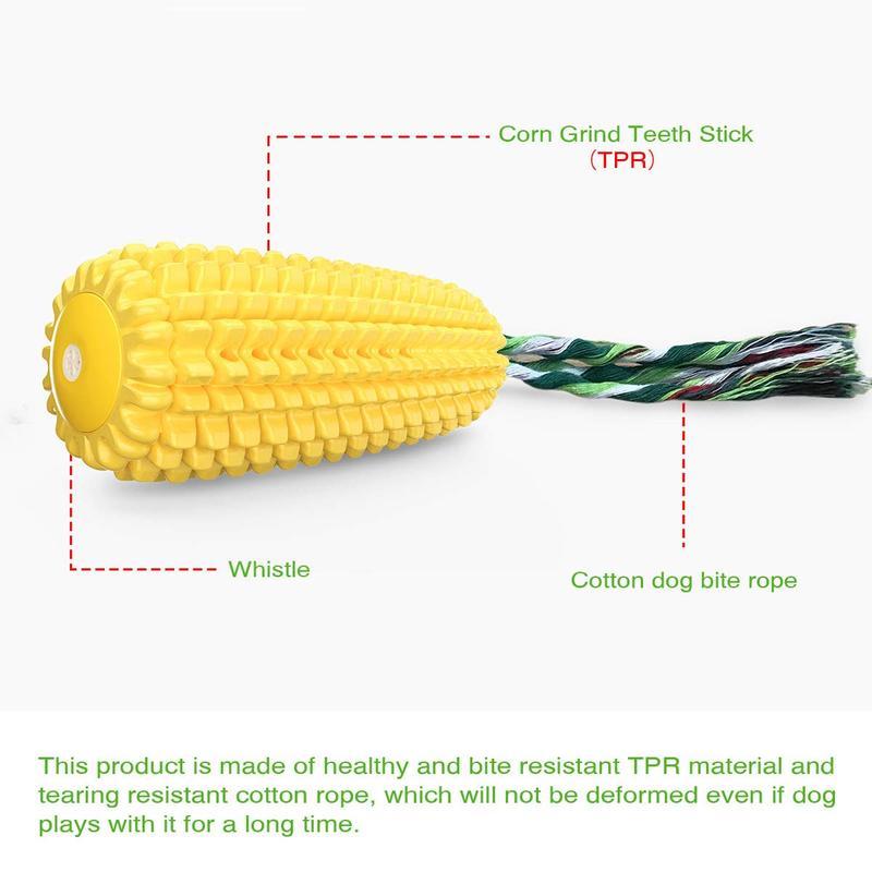 Corn Stick Dog Chew Toy – Durable Dental Chew for Aggressive Chewers - Accrosstheglobe Store