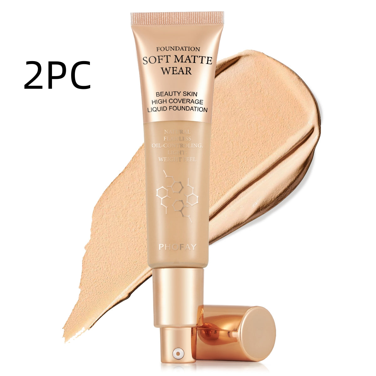 Flawless Matte Finish Oil-Control Liquid Foundation 30ml - Accrosstheglobe Store