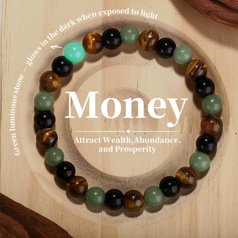 Green Luminous Glow-in-the-Dark Stone – 22g Wealth & Positive Energy Home Decor - Accrosstheglobe Store