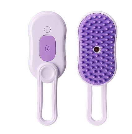 3-in-1 Electric Steam Pet Brush – Spray Grooming Brush for Dogs & Cats - Accrosstheglobe Store