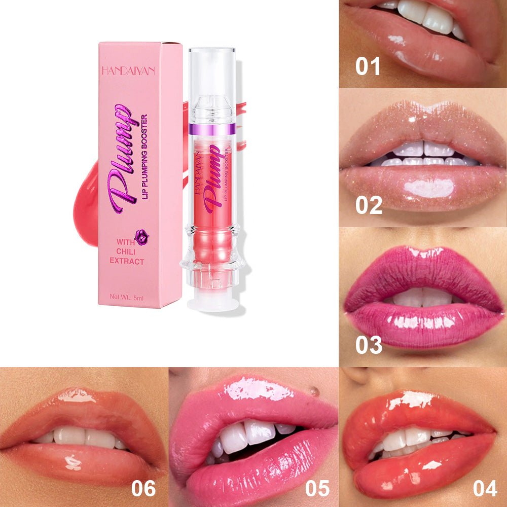 New Tube Lip Rich Lip Color Slightly Spicy Lip Honey Lip Glass Mirror Face Lip Mirror Liquid Lipstick - Accrosstheglobe Store