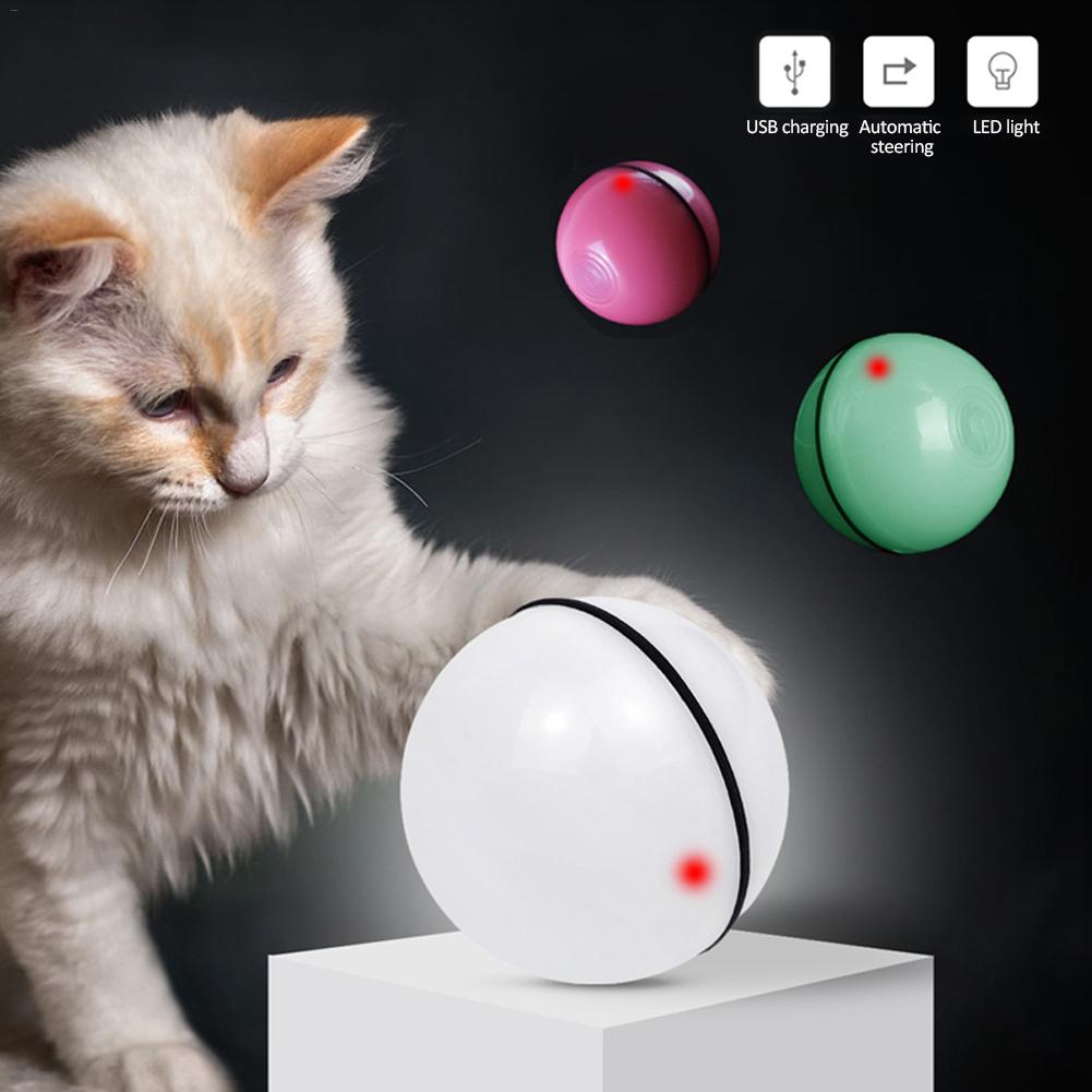 LED Laser Rolling Cat Toy Ball – Electronic Interactive Pet Toy - Accrosstheglobe Store